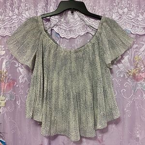 Dainty Ruffle Babydoll Blouse